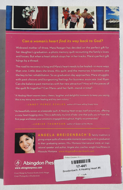 A Healing Heart #6 by Angela Breidenbach (Quilts of Love, New, Pbk, 2013, 236 pages, AbingdonPress)
