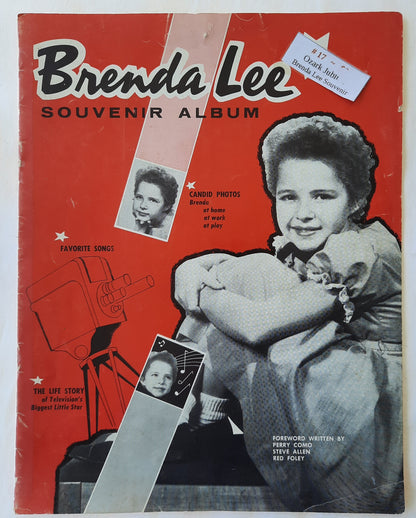 Brenda Lee Souvenir Album Ozarks Jubilee VINTAGE 1957 - Gift, Collectible, Acceptable