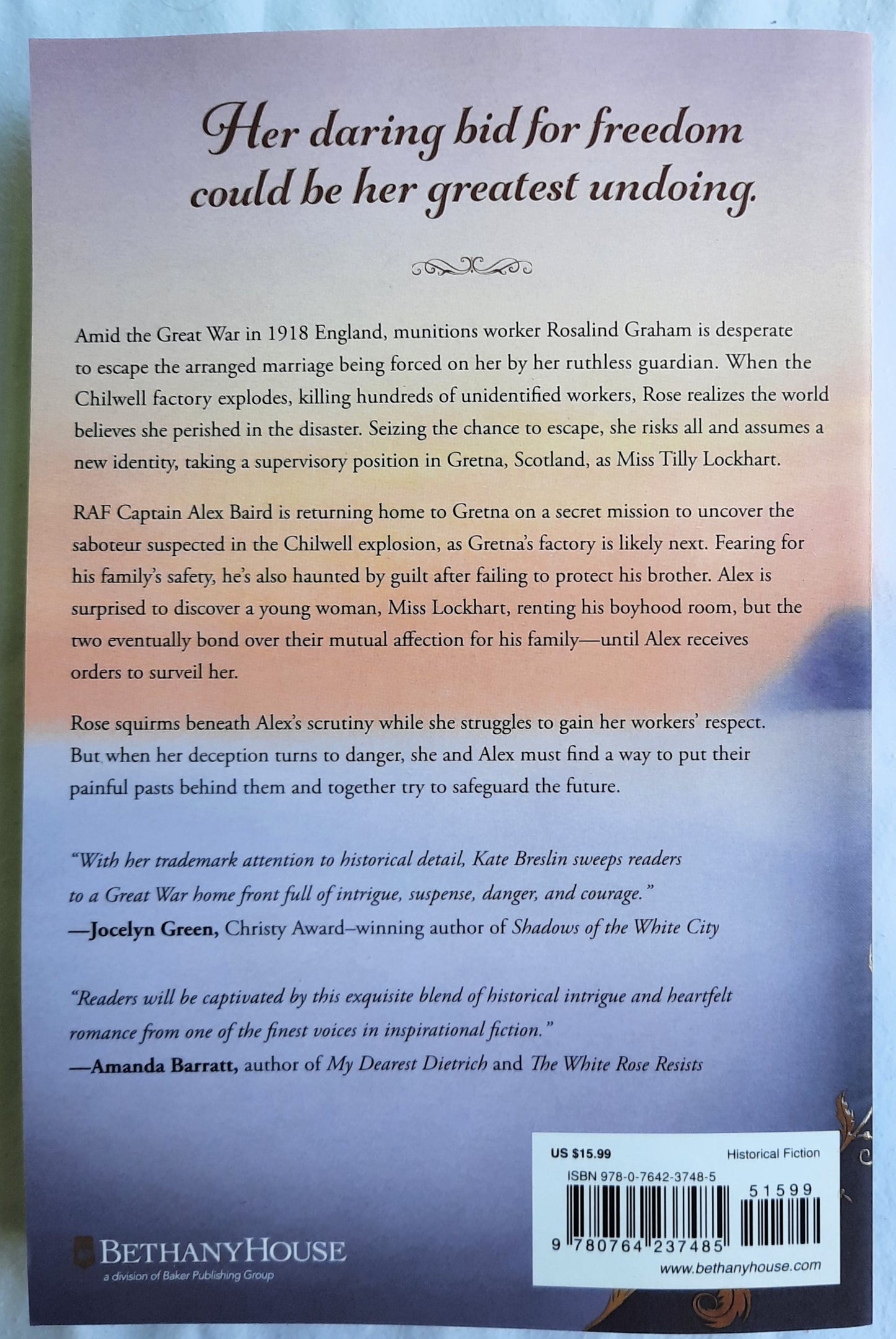 As Dawn Breaks by Kate Breslin (New, 2021, Pbk, 396 pages, Bethany House)