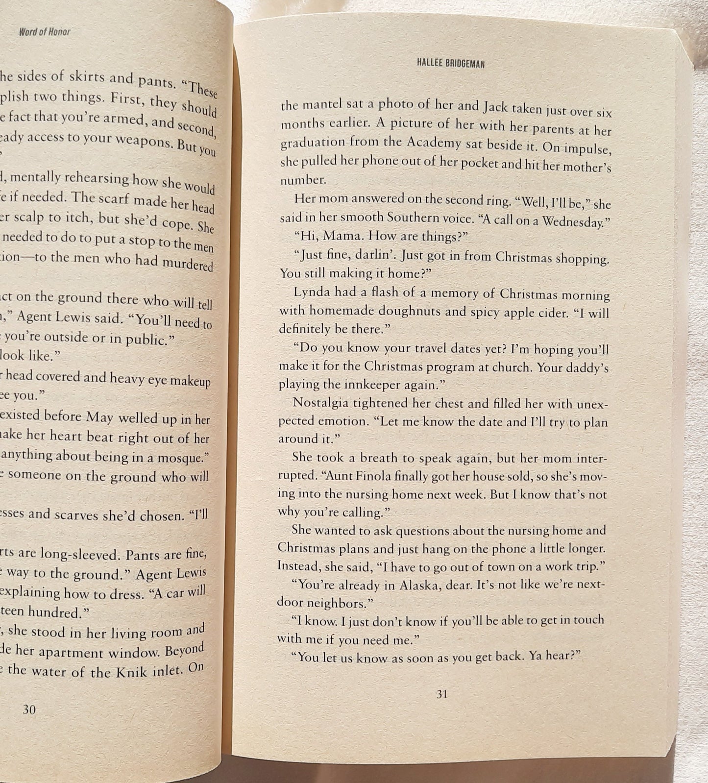 Word of Honor #2 by Hallee Bridgeman (Love & Honor series, New, 2022, Pbk, 367 pages, Revell)