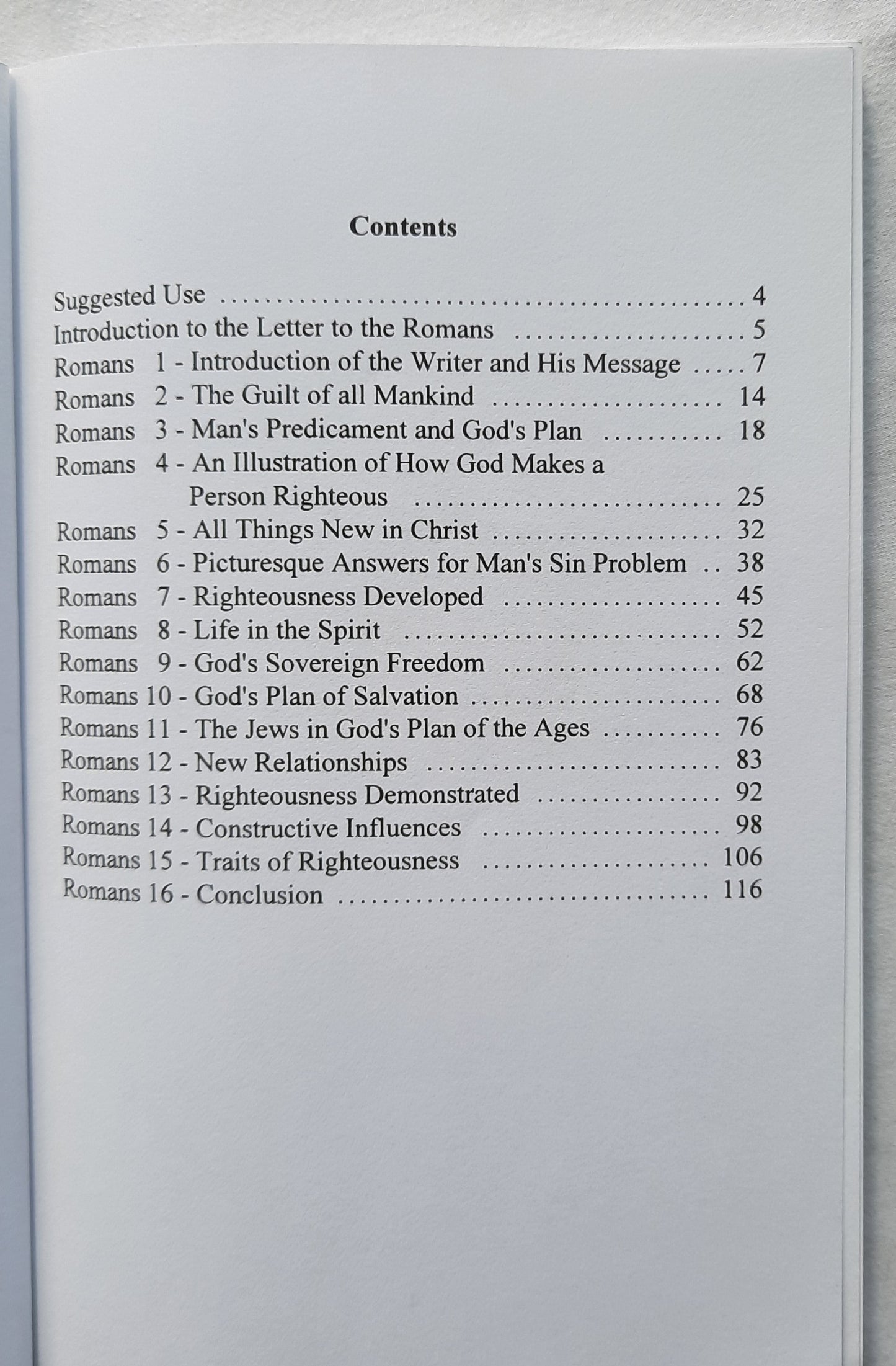 Romans: The Road to Righteousness by Charles Brock (Good, 1996, Pbk, 120 pages, Church Growth International)