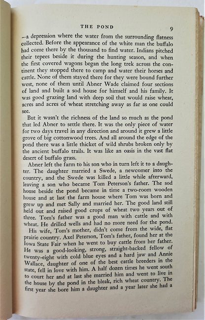 The World We Live In von Louis Bromfield (Sehr gut, 1944, Gebunden, 339 Seiten, Blakiston Co.)