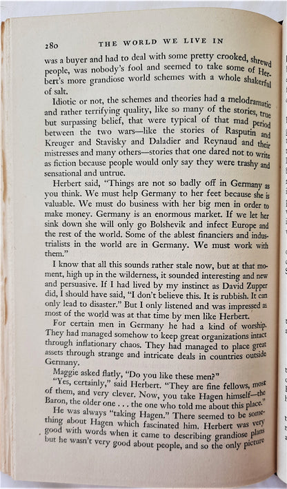 The World We Live In von Louis Bromfield (Sehr gut, 1944, Gebunden, 339 Seiten, Blakiston Co.)