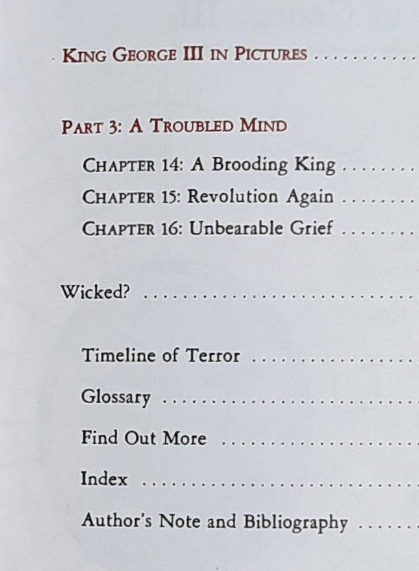 A Wicked History: King George III America's Enemy by Philip Brooks (New, 2009, Pbk, 128 pages, Scholastic)