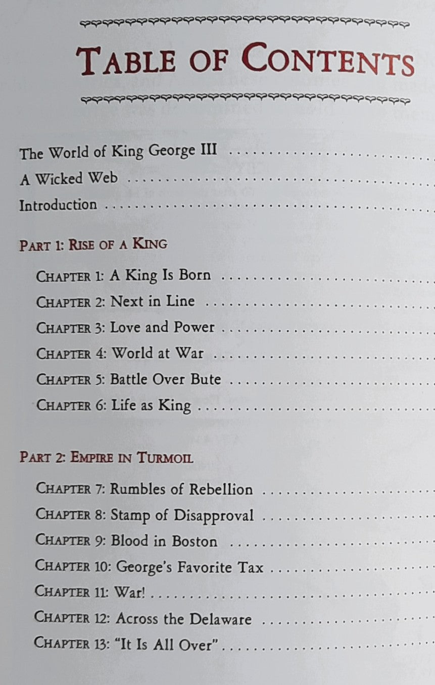 A Wicked History: King George III America's Enemy by Philip Brooks (New, 2009, Pbk, 128 pages, Scholastic)