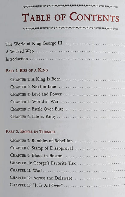 A Wicked History: King George III America's Enemy by Philip Brooks (New, 2009, Pbk, 128 pages, Scholastic)