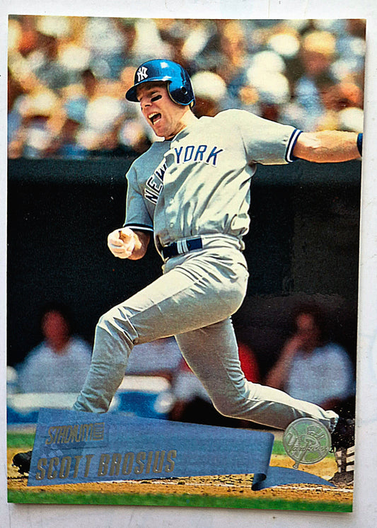 TOPPS 2000 Stadium Club Scott Brosius New York Yankees #59 Baseballkarte TOPPS