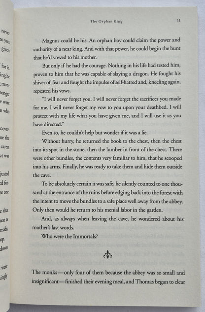 Der Waisen-König #1 Sigmund Brouwer (Merlins Unsterbliche, Neu, 2012, TB, 224 Seiten, WaterBrook Press)