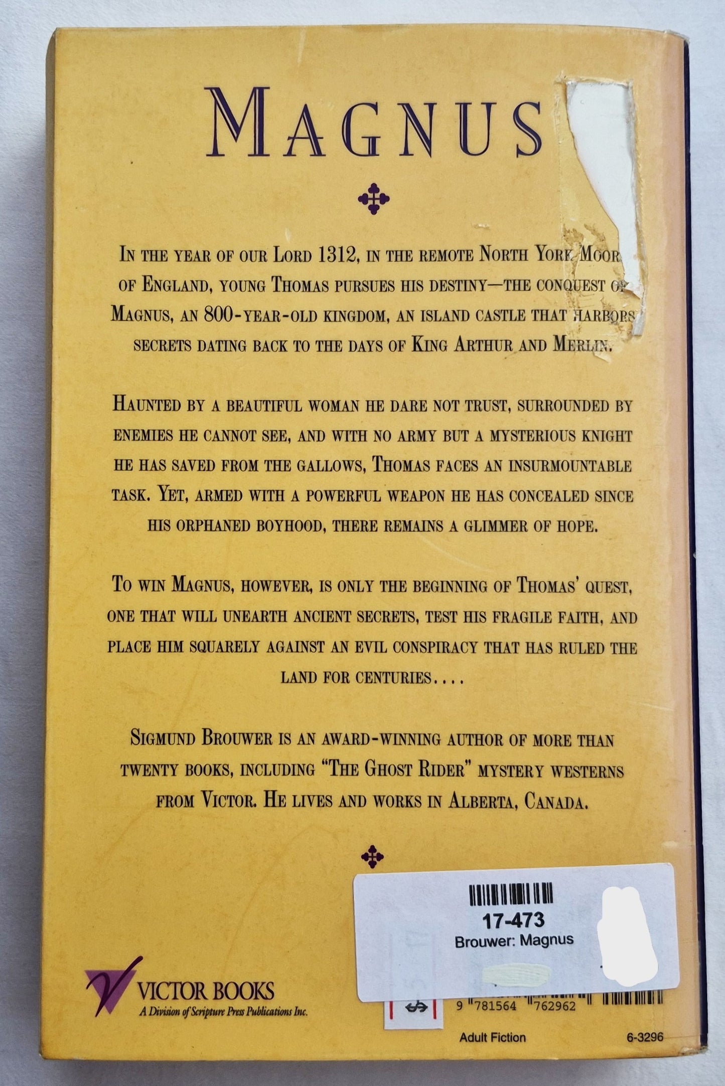Magnus von Sigmund Brouwer (Sehr gut, 1995, Taschenbuch, 572 Seiten, Victor Books)