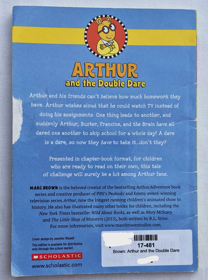 Arthur und die doppelte Mutprobe von Marc Brown; Stephen Krensky (Gut, 2018, Taschenbuch, 56 Seiten, Scholastic)