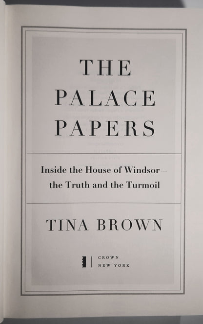 The Palace Papers: Inside the House of Windsor: The Truth and the Turmoil von Tina Brown (Gut, 2022, Gebundene Ausgabe, 570 Seiten, Crown)