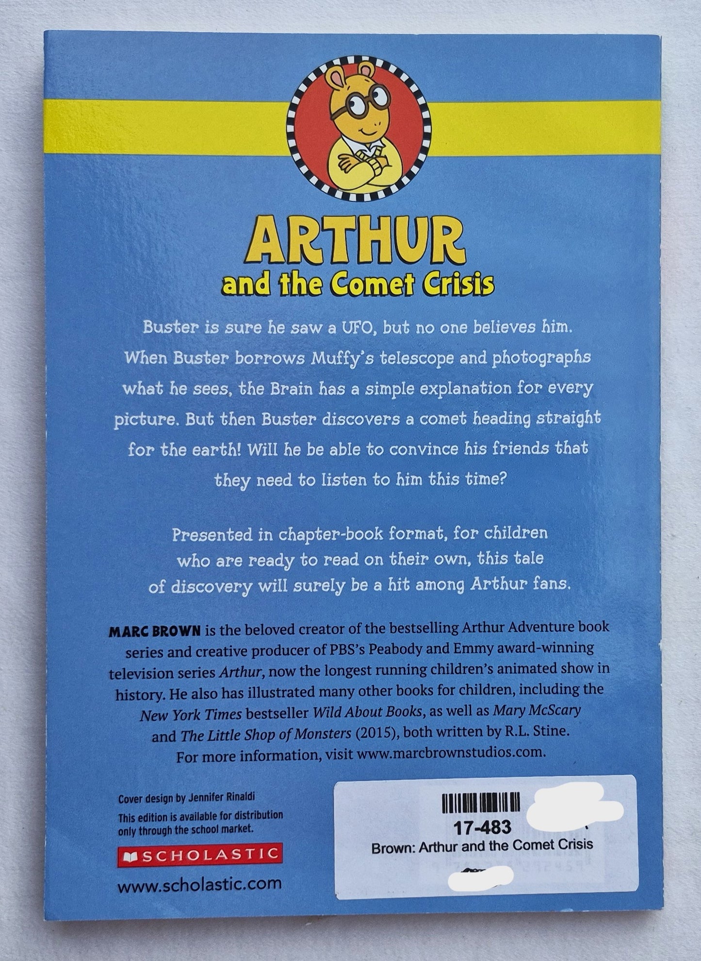 Arthur und die Kometenkrise von Marc Brown (Neu, 2002, TB, 64 Seiten, Scholastic)