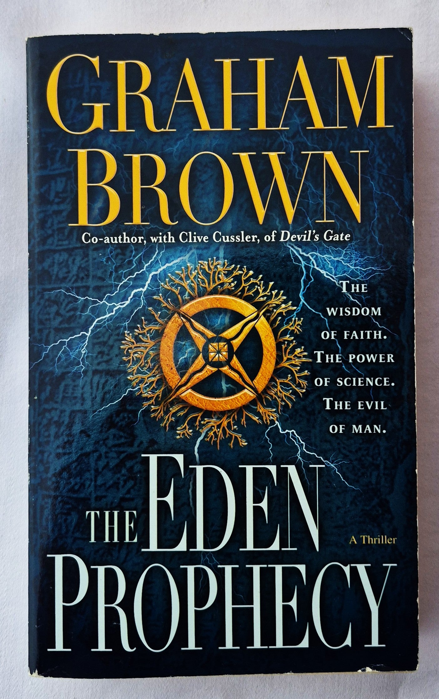 The Eden Prophecy von Graham Brown (Hawker & Laidlaw #3, Sehr gut, 2012, Taschenbuch, 389 Seiten, Bantam Books)