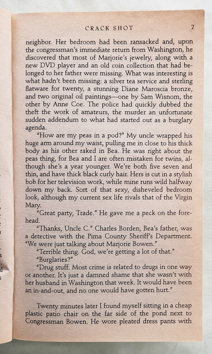 Crack Shot von Sinclair Browning (Sehr gut, 2002, Taschenbuch, 370 Seiten, Bantam Books)