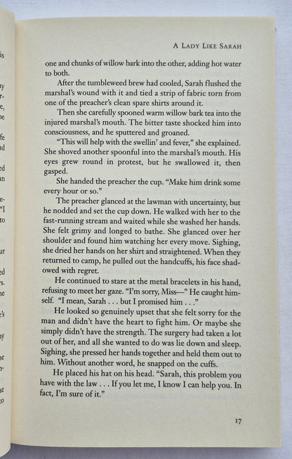 Eine Dame namens Sarah von Margaret Brownley (Rocky Creek Romance #1, Gut, 2009, Taschenbuch, 314 Seiten, Thomas Nelson)