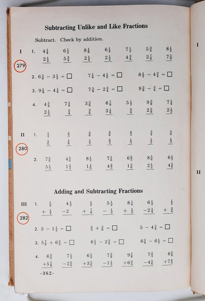 Moving Ahead in Arithmetic Book Five by Leo Brueckner; Foster Grossnickle (Good, 1963, HC, 378 pages, Holt, Rinehart and Winston)