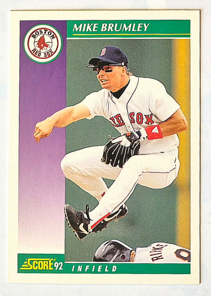 Scott Bailes California Angels Relief Pitcher 1992 Score #331 Baseballkarte (Exzellent)