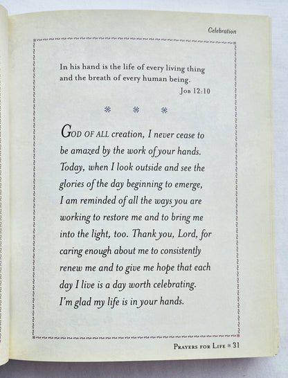 Prayers for Life von Nancy P. Brummett; June Eaton (Wie neu, 2002, geb., 384 Seiten, Publications Intl)