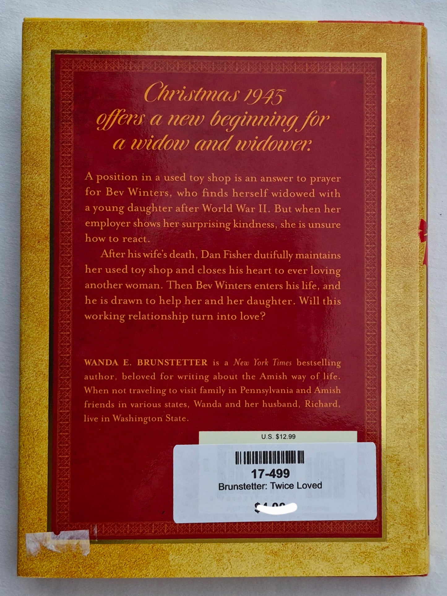 Twice Loved von Wanda E. Brunstetter (Neu, geb., 2013, Barbour, 144 Seiten)