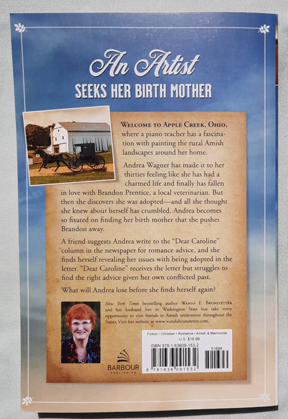 The Apple Creek Announcement by Wanda E. Brunstetter (Creektown Discoveries #3, New, 2022, Pbk, 318 pages, Barbour)