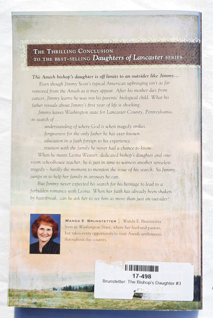 The Bishop's Daughter by Wanda E. Brunstetter (Daughters of Lancaster County #3, New, 2006, Pbk, 288 pages, Barbour Pub)