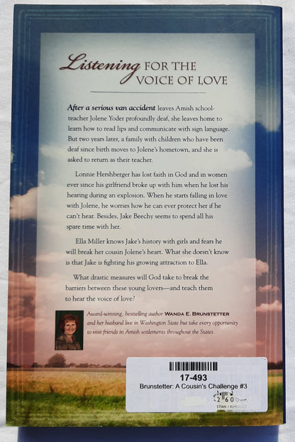 A Cousin's Challenge by Wanda E. Brunstetter (Indiana Cousins #3, New, 2010, Pbk, 304 pages, Barbour Pub)