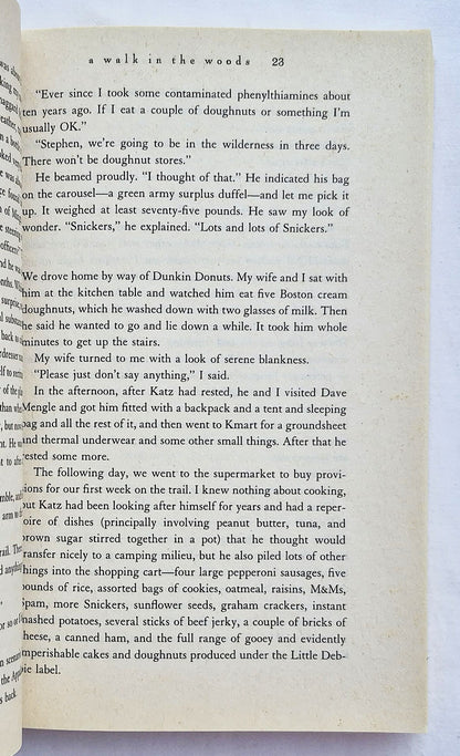A Walk in the Woods von Bill Bryson (Sehr gut, 1998, TB, 276 Seiten, Broadway Books)