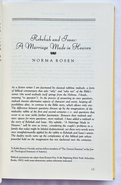 Out of the Garden: Women Writers on the Bible herausgegeben von Christina Buchmann; Celina Spiegel (Gut, 1994, gebunden, 354 Seiten, Fawcett Columbine)