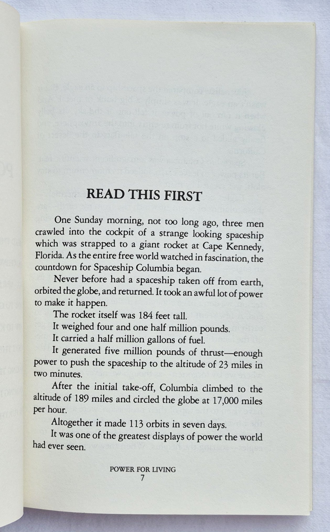 Power for Living by Jamie Buckingham (Very Good, 1984, Pbk, 144 pages, Arthur S. DeMoss Foundation)