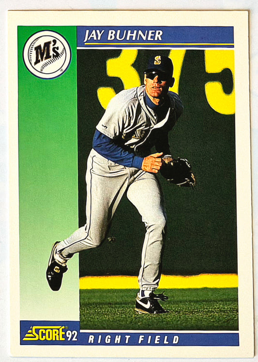 Buhner Jay Seattle Mariners Right Field #64 1992 Score Baseball Card