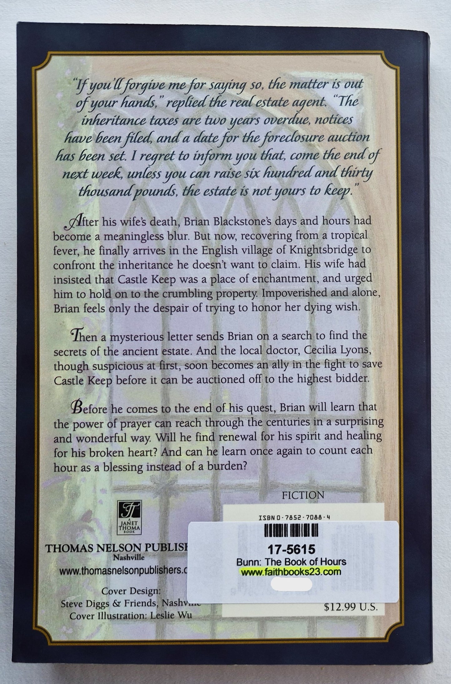 The Book of Hours von T. Davis Bunn (Sehr gut, 2000, TB, 318 Seiten, Thomas Nelson)