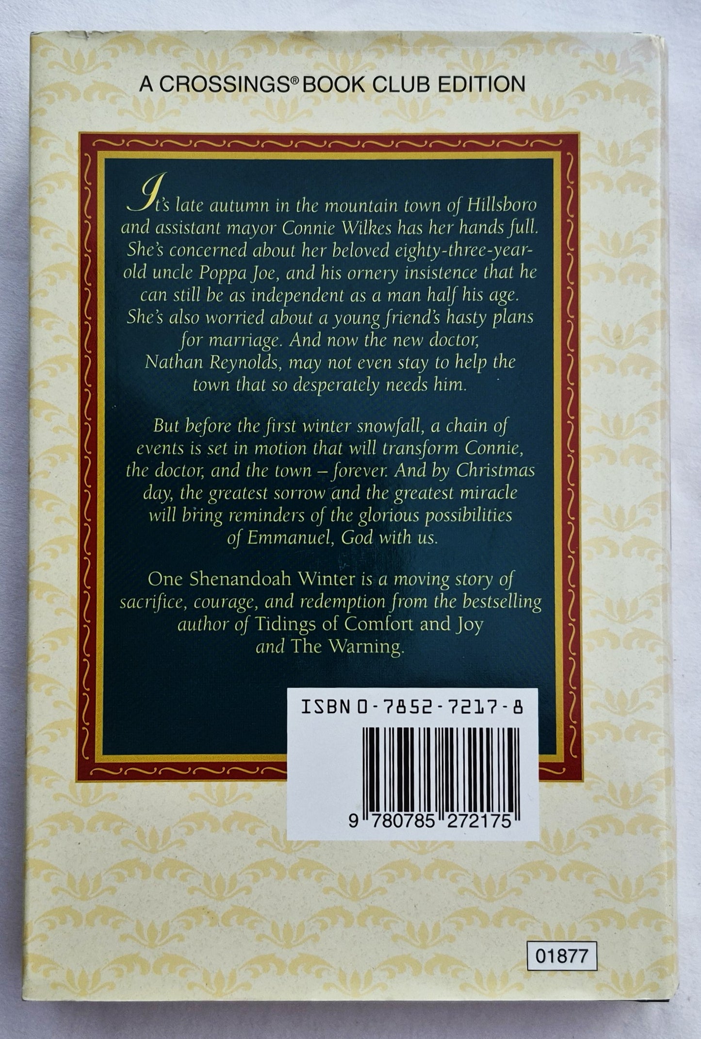 One Shenandoah Winter von T. Davis Bunn (Sehr gut, 1998, gebunden, Thomas Nelson, 265 Seiten)