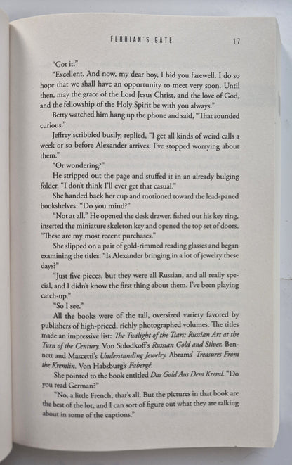 Florian's Gate #1 by Davis Bunn (The Priceless Collection, New, 2013, Pbk, 341 pages, Hendrickson)