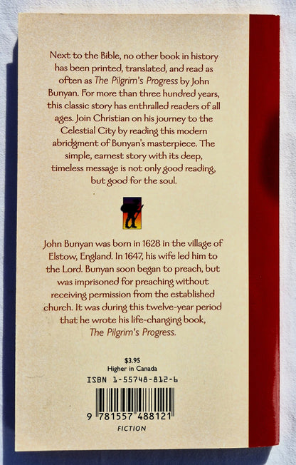 The Pilgrim's Progress (Abridged) by John Bunyan (Very good, 1996, Pbk, 92 pgs, Barbour)