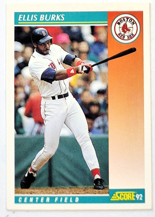 Burks Ellis Boston Red Sox Center Field #270 1992 Score Baseball Card