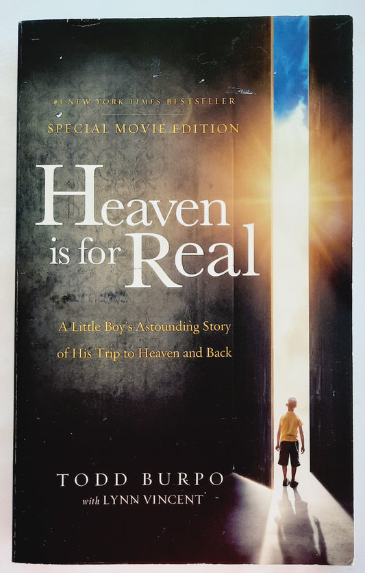 Heaven Is for Real by Todd Burpo; Lynn Vincent (Very Good, 2010, Pbk, 207 pages, W Publishing)