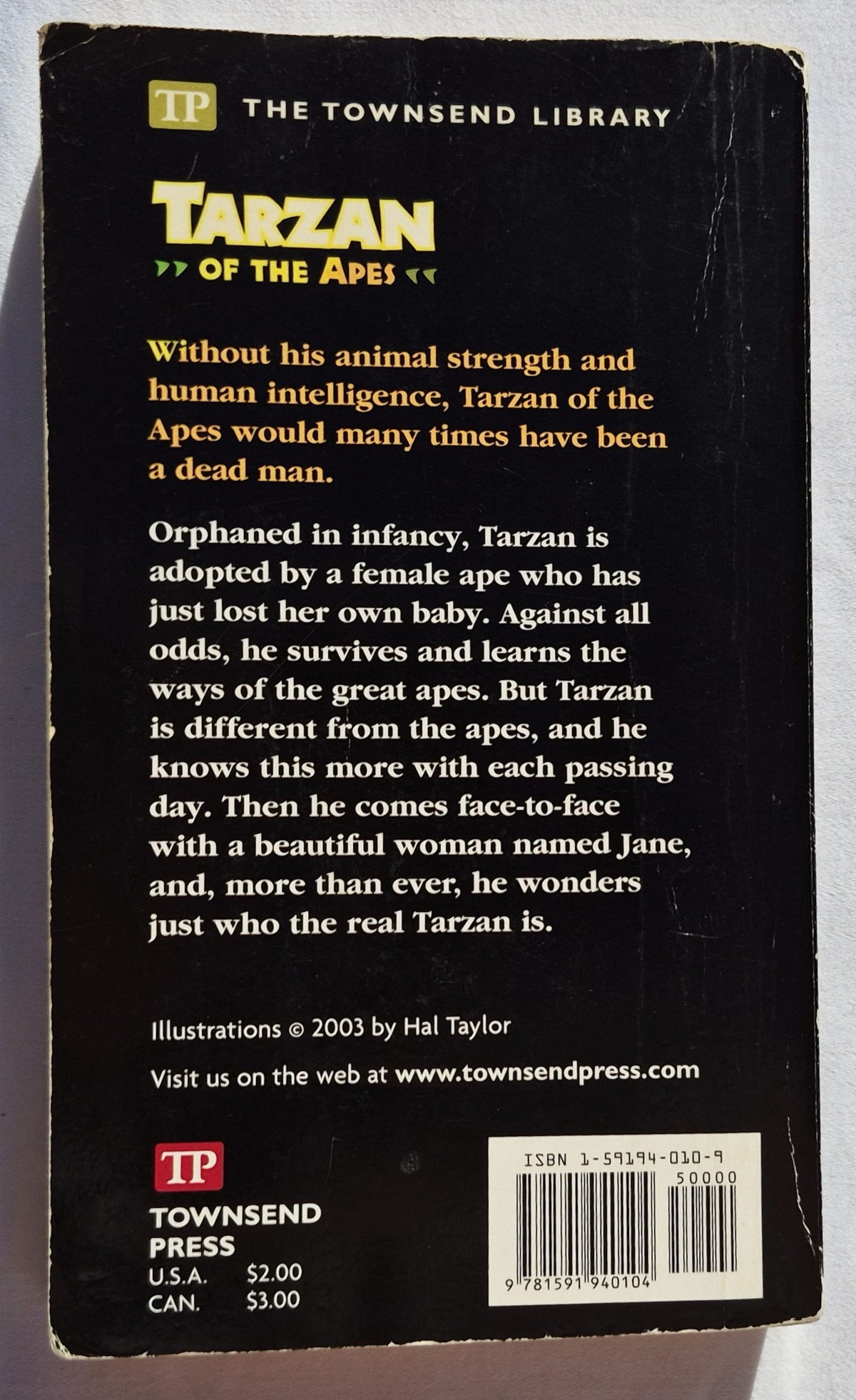 Tarzan bei den Affen von Edgar Rice Burroughs (Gut, 2003, Taschenbuch, 311 Seiten, Townsend Press)