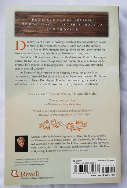 Dreams Rekindled by Amanda Cabot (Mesquite Springs #2, New, 2021, Pbk, 341 pages, Revell)