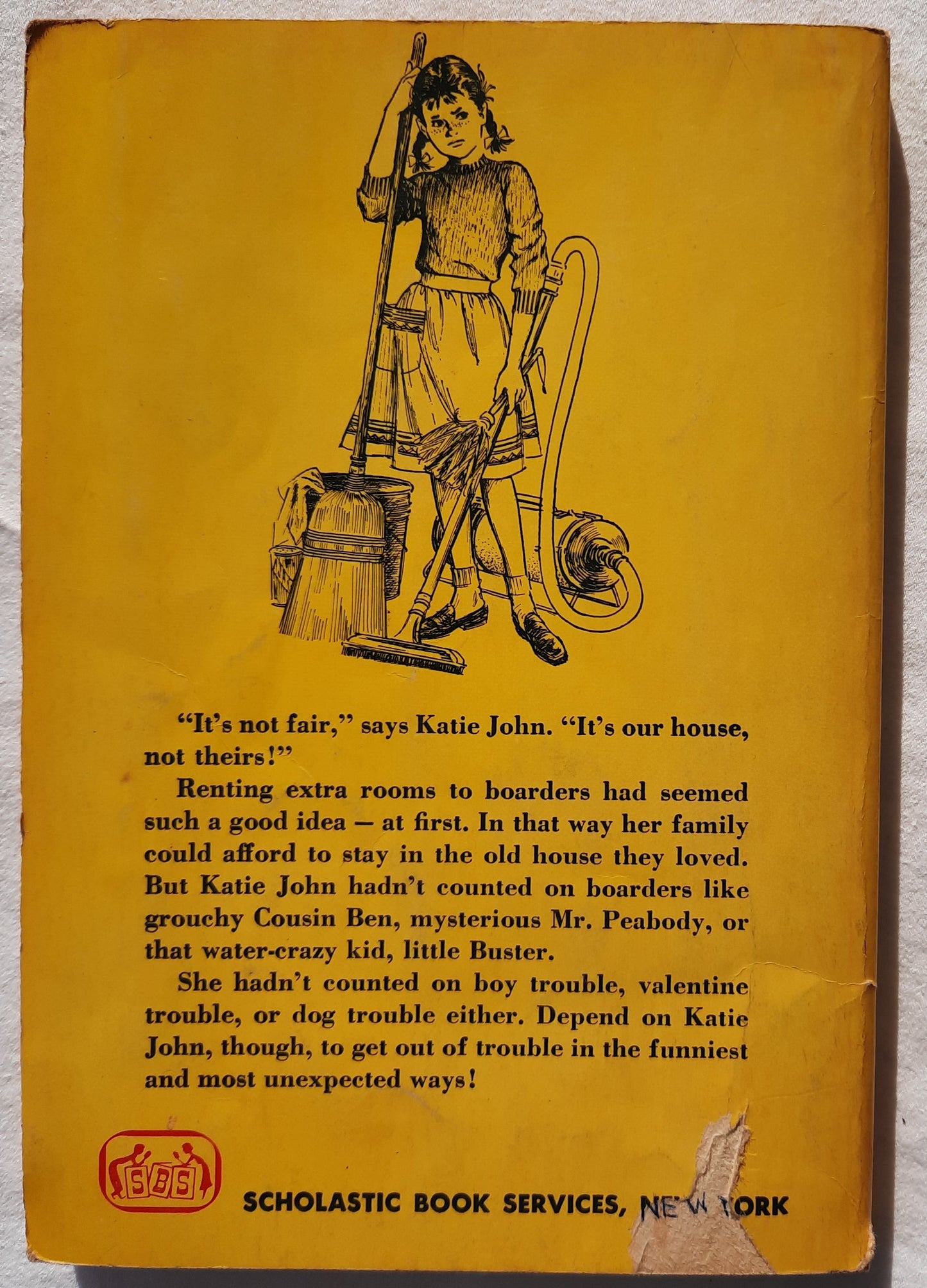 Depend on Katie John by Mary Calhoun (Good, 1963, Pbk, 186 pgs, Scholastic)