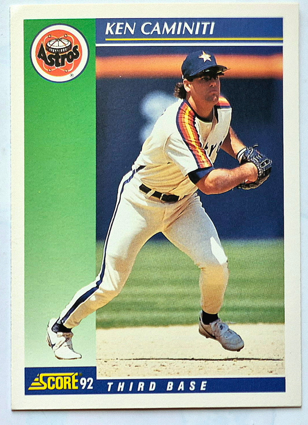 Caminiti Ken Houston Astros Third Base #69 1992 Score Baseball Card