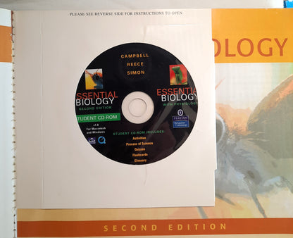 Essential Biology 2nd edition by Neil Campbell & Jane Reece (Very good, 2003, Pbk, Pearson)