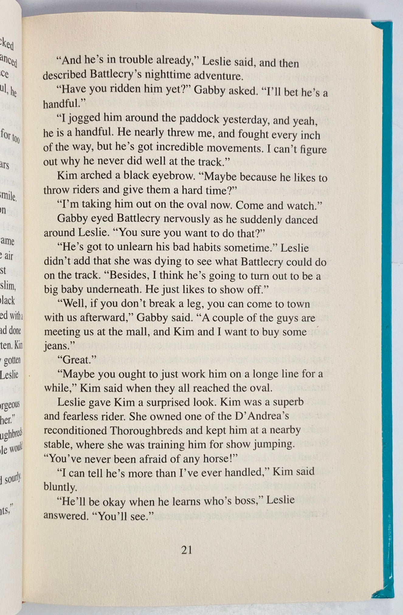 Pony: Battlecry Forever! by Joanna Campbell (Very good, 2007, HC, 154 pages, HarperCollins)