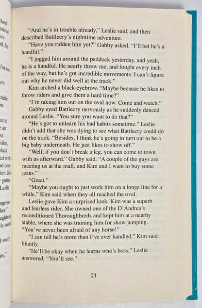 Pony: Battlecry Forever! by Joanna Campbell (Very good, 2007, HC, 154 pages, HarperCollins)