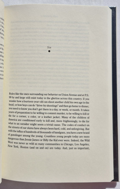 Fist Stick Knife Gun: A Personal History of Violence in America by Geoffrey Canada (Good, 1995, HC, 179 pages, Beacon Press)