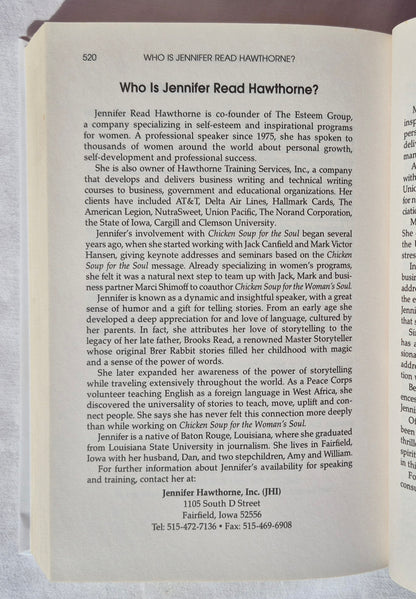 Chicken Soup for the Woman's Soul von Jack Canfield et al (Sehr gut, 2005, HC, 544 Seiten, Health Communications, Inc.)