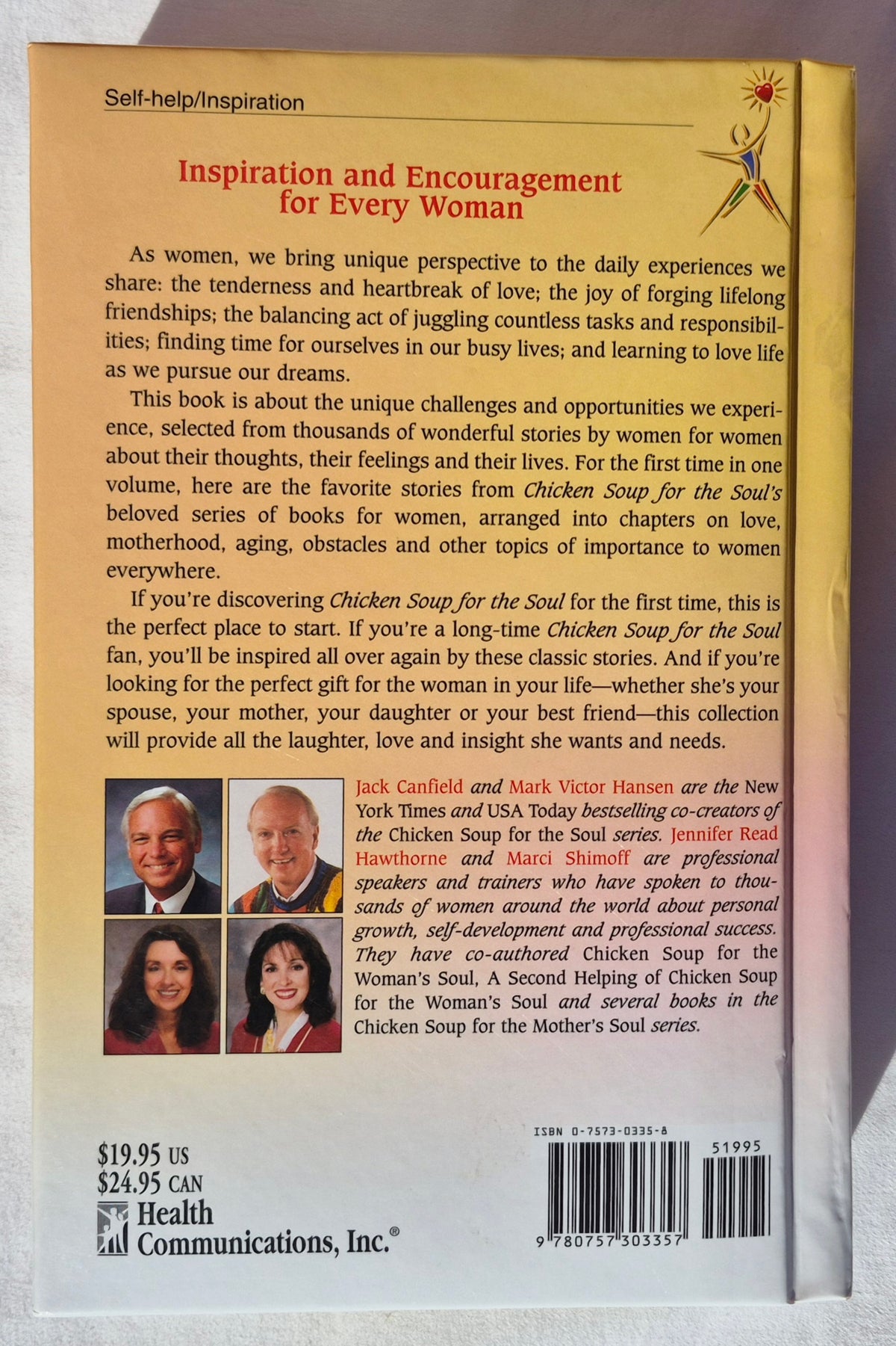 Chicken Soup for the Woman's Soul von Jack Canfield et al (Sehr gut, 2005, HC, 544 Seiten, Health Communications, Inc.)