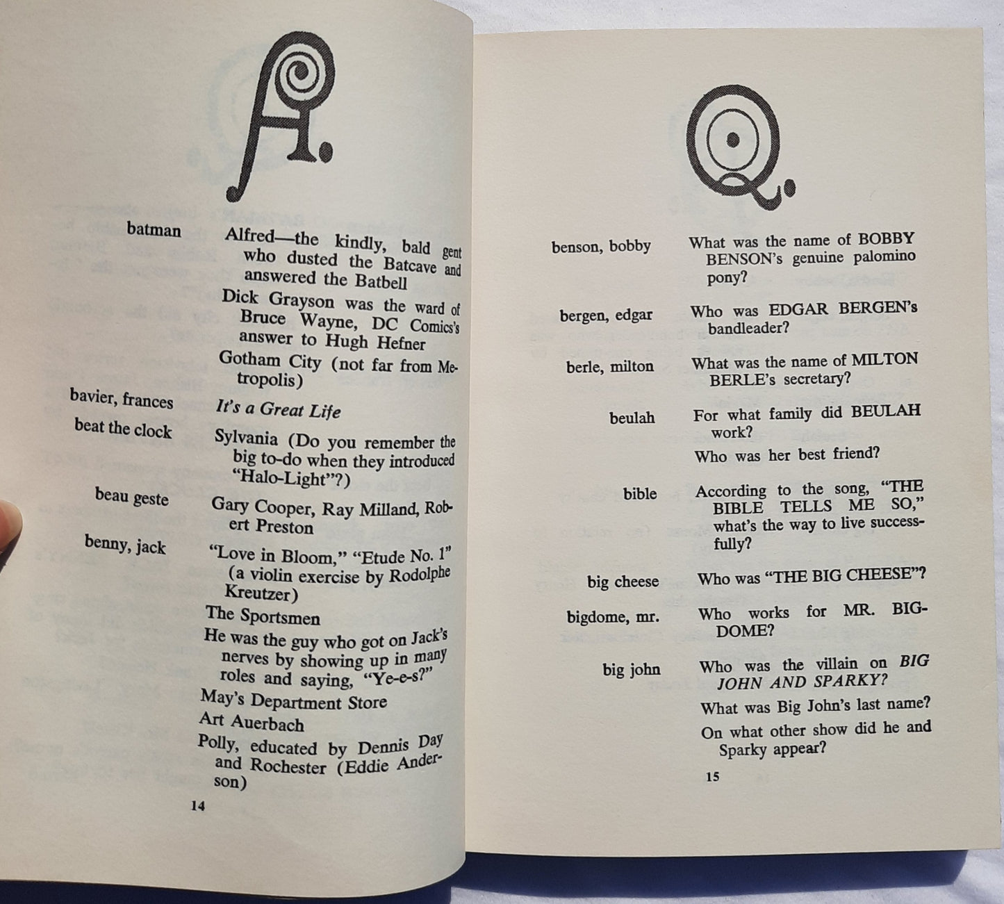 Trivia and More Trivia by Dan Carlinsky; Edwin Goodgold (Very good, 1966, HC, 268 pages, Castle Books)