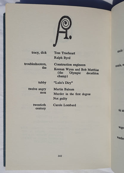 Trivia and More Trivia by Dan Carlinsky; Edwin Goodgold (Very good, 1966, HC, 268 pages, Castle Books)