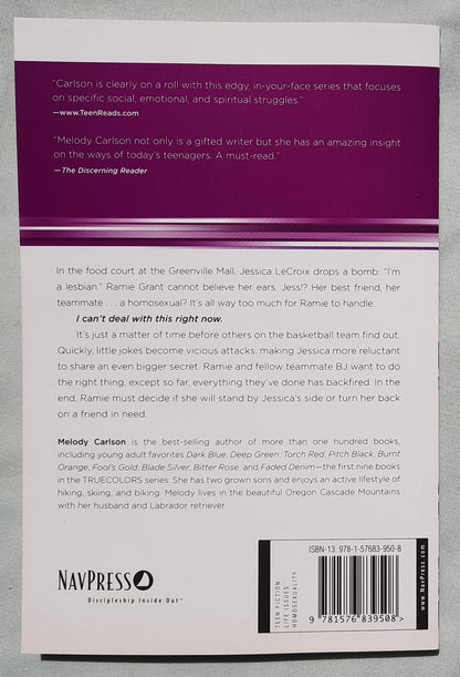 Bright Purple by Melody Carlson (True Colors #10, New, 2006, Pbk, 213 pages, NavPress)