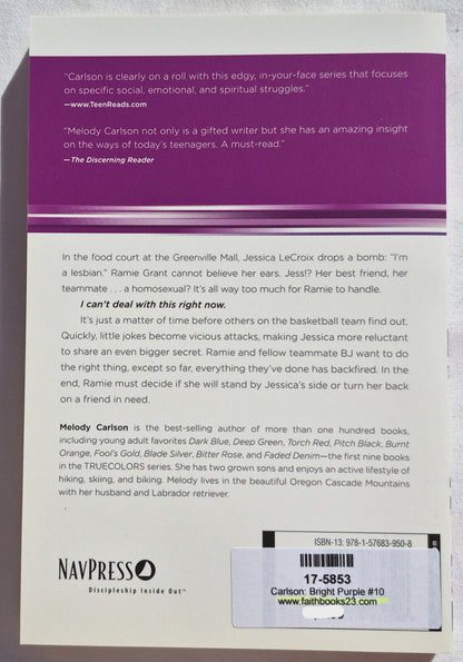 Bright Purple von Melody Carlson (True Colors #10, Neu, 2006, TB, 213 Seiten, NavPress)
